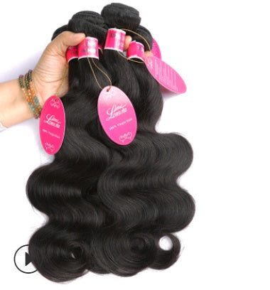 Natural color wig, real wig, hair extension, Brazilian body wave.