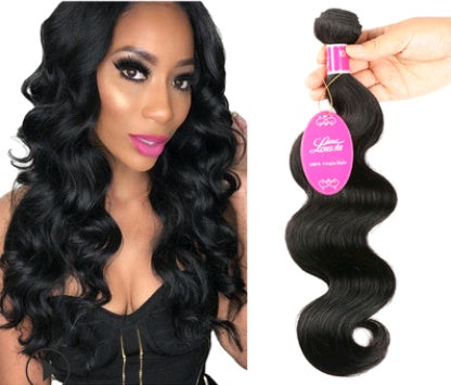 Natural color wig, real wig, hair extension, Brazilian body wave.