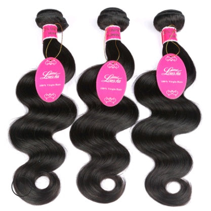 Natural color wig, real wig, hair extension, Brazilian body wave.